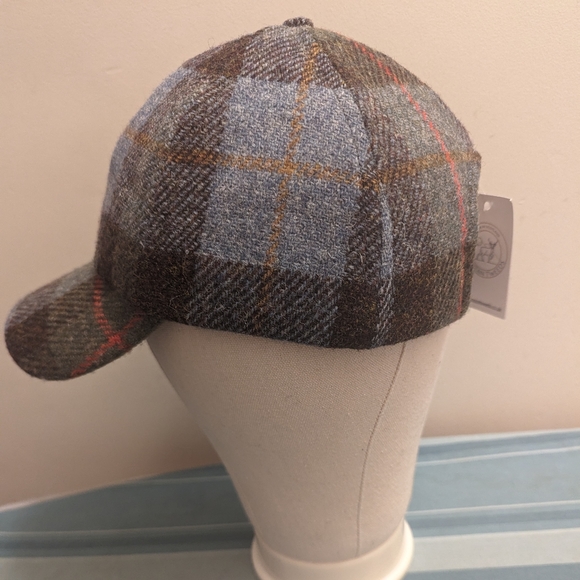 McCloud Tartan Tweeds Harrison Tweed Baseball Cap - One Size - Unisex - Picture 4 of 8